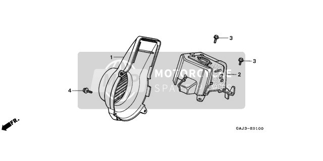 Honda NE50 1990 Fan Cover/Shroud for a 1990 Honda NE50